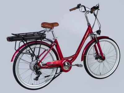 Велосипед с электроприводом 26" AL Dorozhnik eRUBY DD FR
